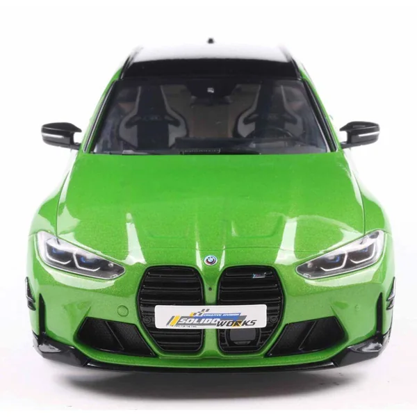 1/18 BMW M3 TOURING WITH PERFORMANCE PARTS GREEN METALLIC 2024