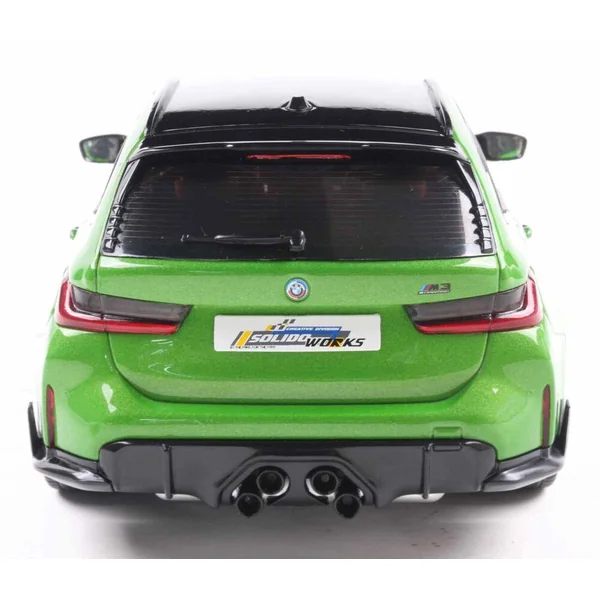 1/18 BMW M3 TOURING WITH PERFORMANCE PARTS GREEN METALLIC 2024