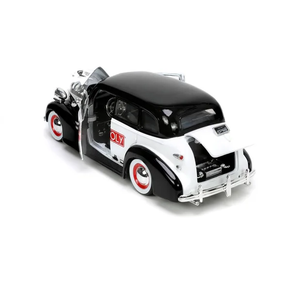 1/24 VOITURE CHEVROLET MASTER W -MR MONOPOLY FIGURE BI-COLOR HOLLYWOOD RIDES 1939
