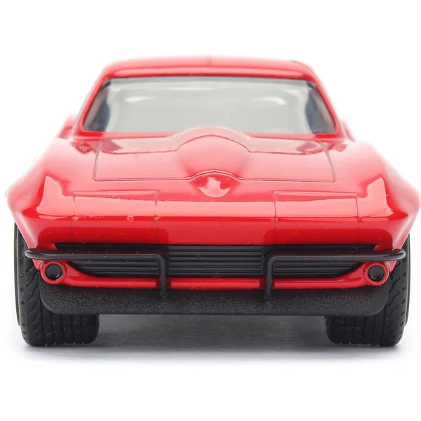 1/32 VOITURE CHEVROLET CHEVY CORVETTE FREE ROLLING RED FF 1966