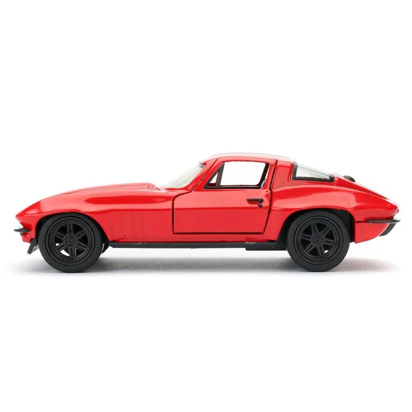 1/32 VOITURE CHEVROLET CHEVY CORVETTE FREE ROLLING RED FF 1966