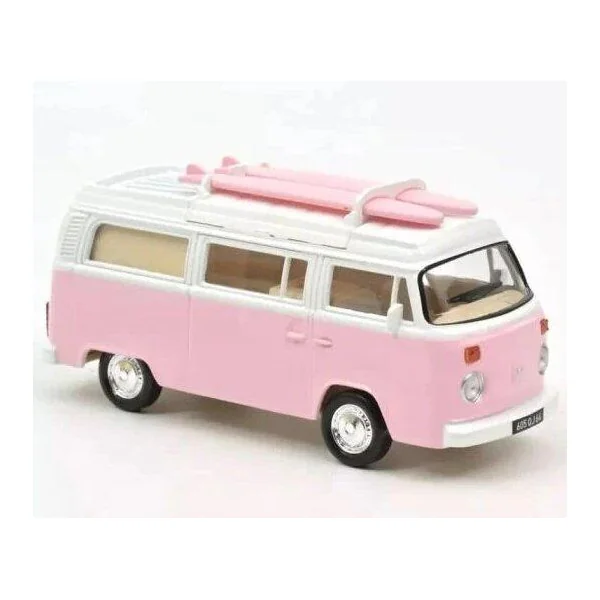 1/43 VW COMBI T2B CAMPER VAN 1973 PINK JET-CAR (REPROD 2025)