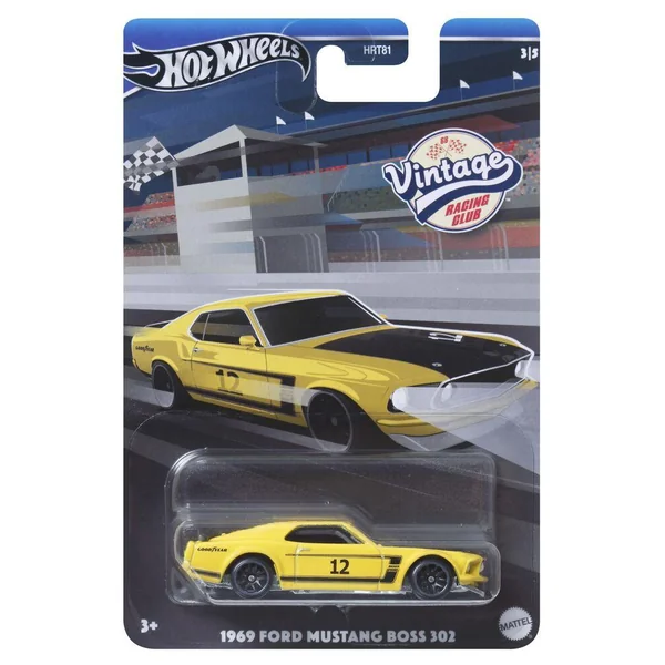 1/64 HOT WHEELS - VEHICULE VINTAGE RACING CLUB FORD MUSTANG BOSS 302