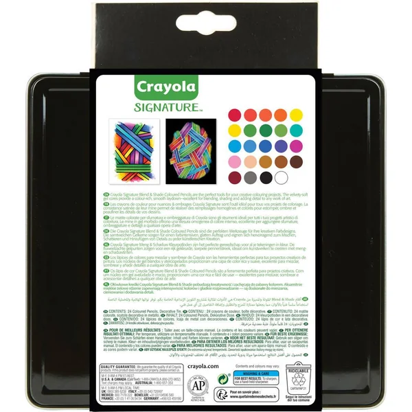 24 CRAYONS DE COULEUR SIGNATURE