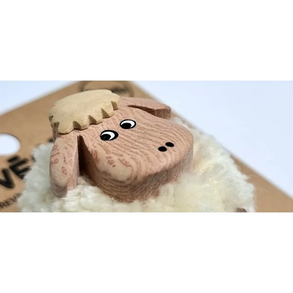 2Kids Toys Grand aimant en bois pompon Mouton