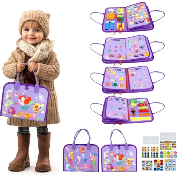 2Kids Toys Livre sensoriel occupé Sirènes