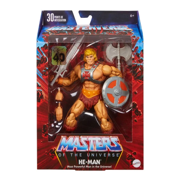 40th Anniversary He-Man figurine Masters of the Universe Masterverse Mattel 18 cm