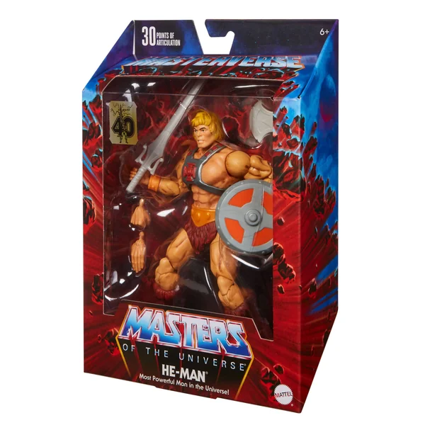 40th Anniversary He-Man figurine Masters of the Universe Masterverse Mattel 18 cm