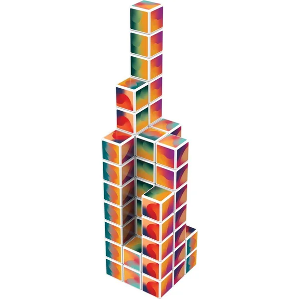 4129 GEOMAG CUBE MAGNETIC COLORS 64