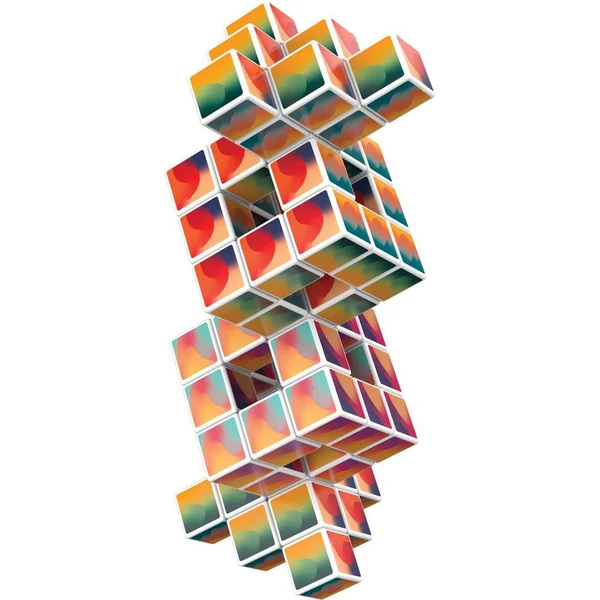 4129 GEOMAG CUBE MAGNETIC COLORS 64