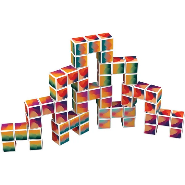 4129 GEOMAG CUBE MAGNETIC COLORS 64