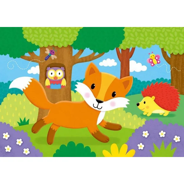 4 Puzzle dans la boîte - Dans la forêt