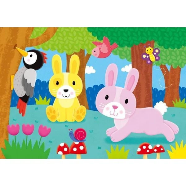 4 Puzzle dans la boîte - Dans la forêt