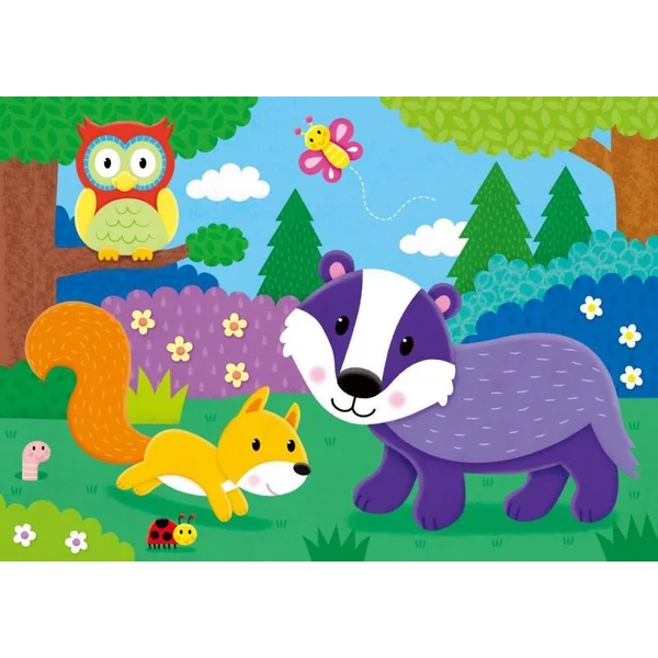 4 Puzzle dans la boîte - Dans la forêt