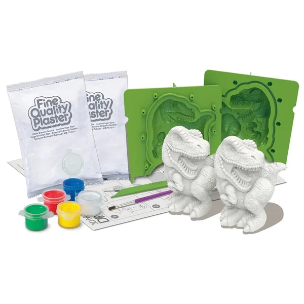 4M - 3D Mould & Paint Dinosaurs - Arts & Crafts