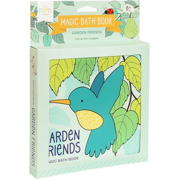 A Little Lovely Company - livre magique pour le bain - animaux du jardin