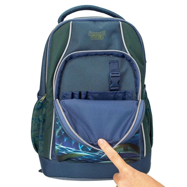 ADVENTURE WORLD SAC A DOS D'ECOLE AVEC SERPENT