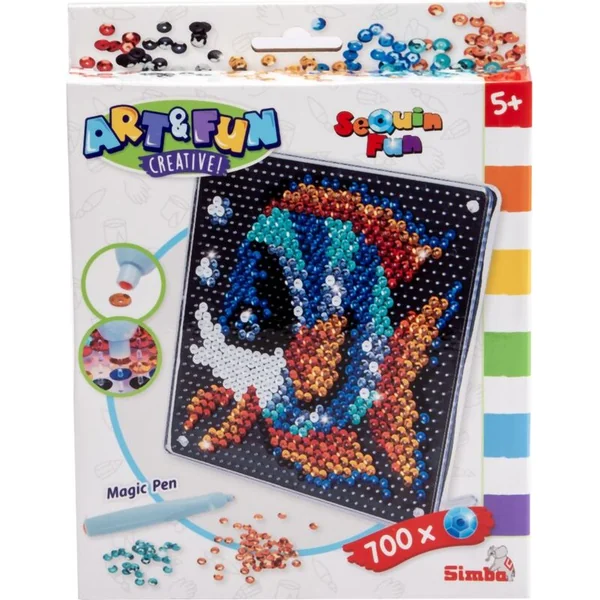 A&F Image à paillettes Poisson