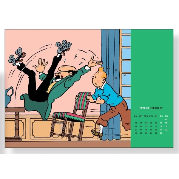 Agenda Tintin 2026 15 x 21 cm Moulinsart (24495)