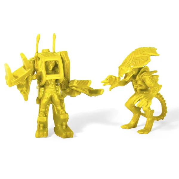 ALIENS: M.U.S.C.L.E. 2-PACK YELLOW SDCC 2017 EXCLUSIVE - assortiment de 2 figurines