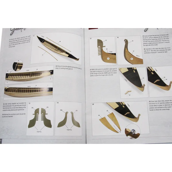 AMATI Benátska gondoliéra 1:22 kit