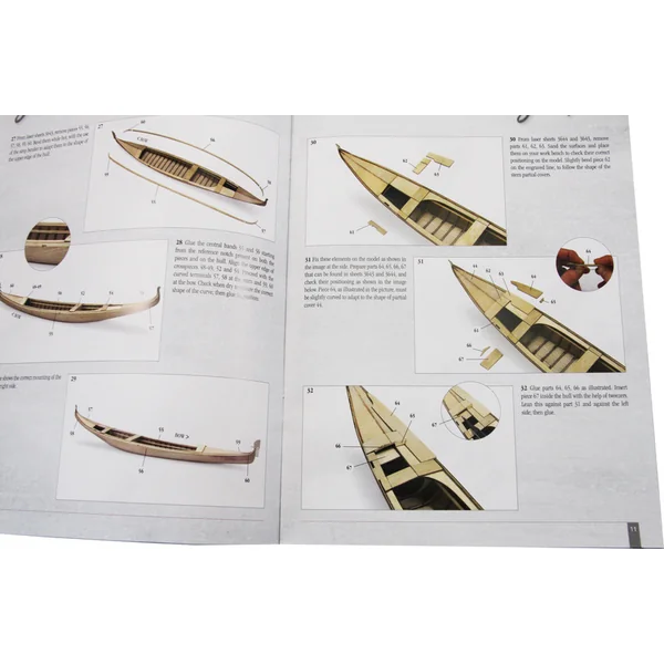 AMATI Benátska gondoliéra 1:22 kit