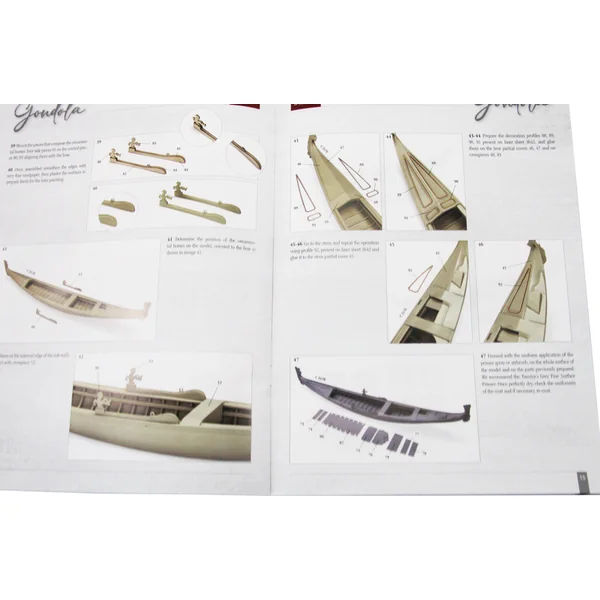 AMATI Benátska gondoliéra 1:22 kit