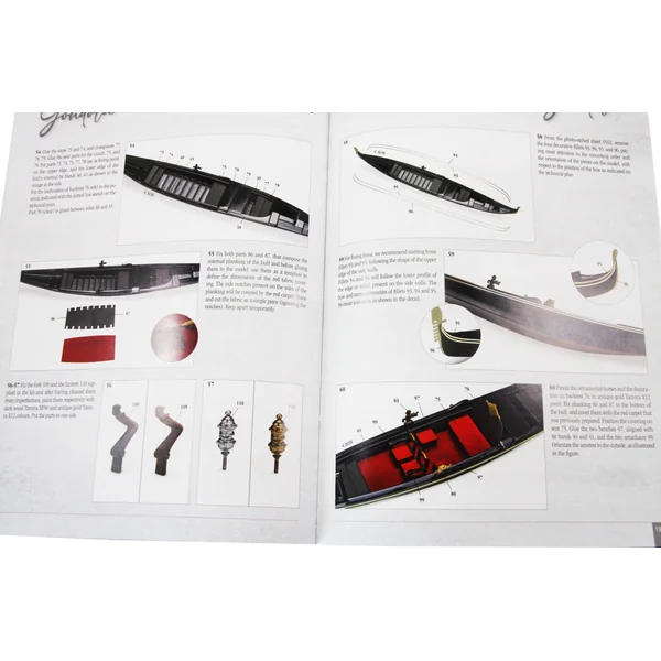 AMATI Benátska gondoliéra 1:22 kit