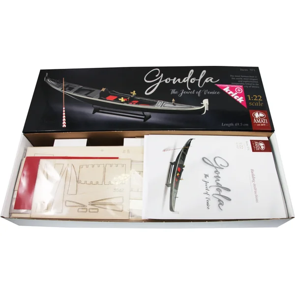 AMATI Benátska gondoliéra 1:22 kit