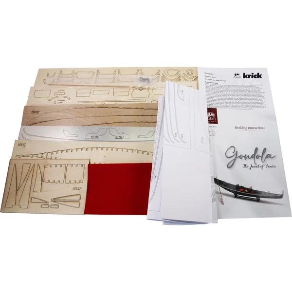 AMATI Benátska gondoliéra 1:22 kit