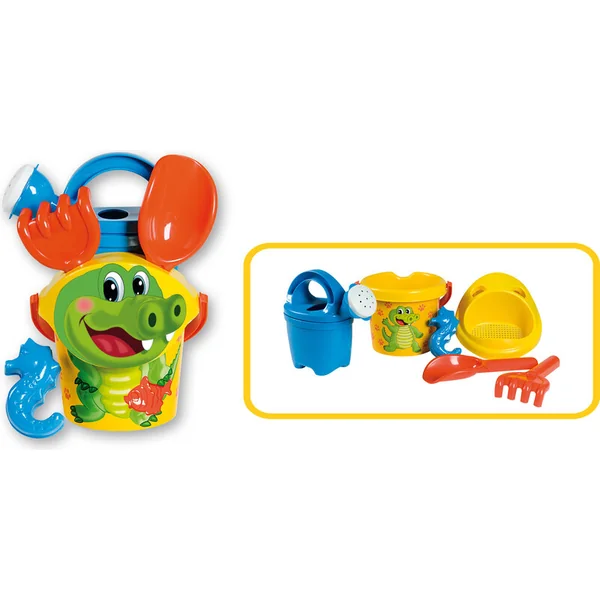 Androni Ensemble de sable crocodile avec arrosoir - petit