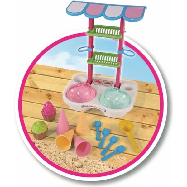 Androni Stand de crème glacée avec accessoires