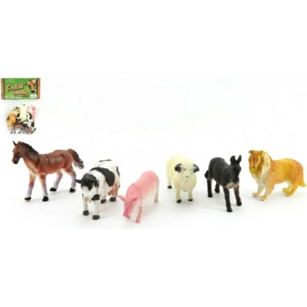 Animaux de la ferme 6 pièces