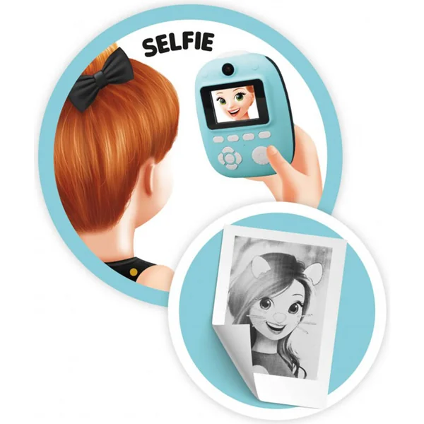 Appareil photo avec imprimante + rouleaux pour impression (PV07)