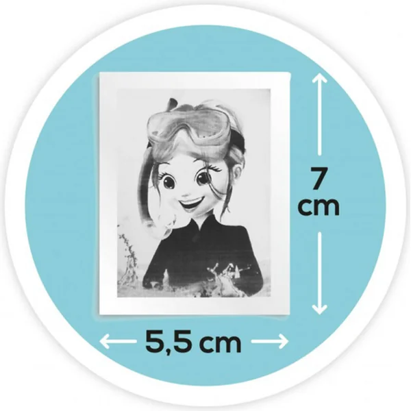 Appareil photo avec imprimante + rouleaux pour impression (PV07)