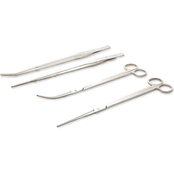 AQEL Ciseaux d'aquarium 25cm courbés