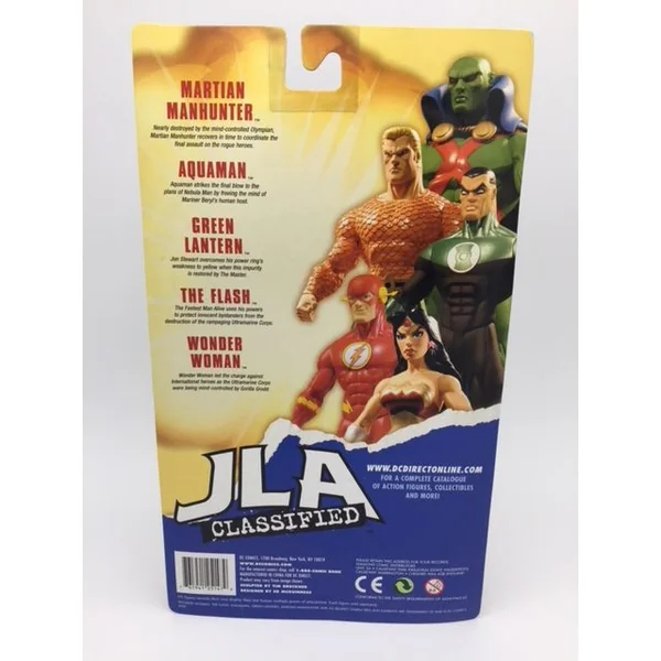 AQUAMAN FIGURINE JLA CLASSIFIED SERIES 1 DC DIRECT