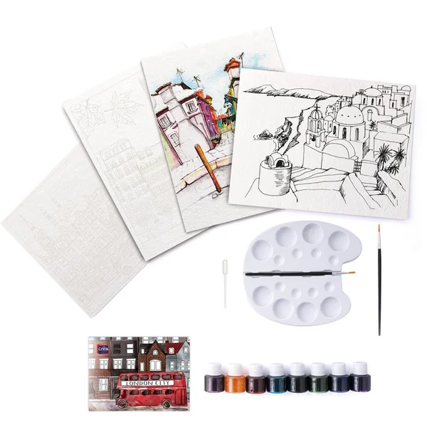 AQUARELLE : JOLIES VILLES