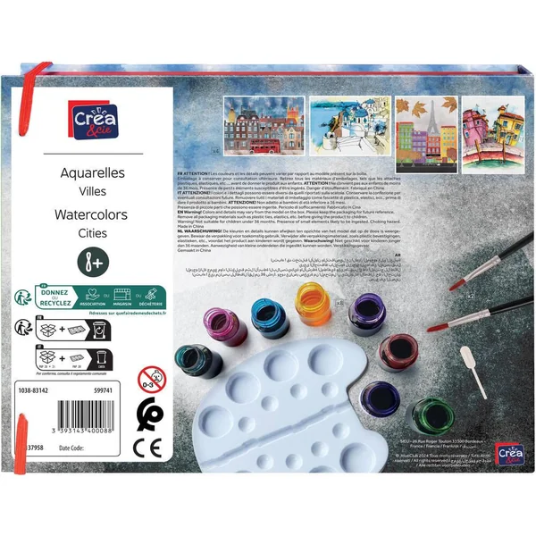 AQUARELLE : JOLIES VILLES