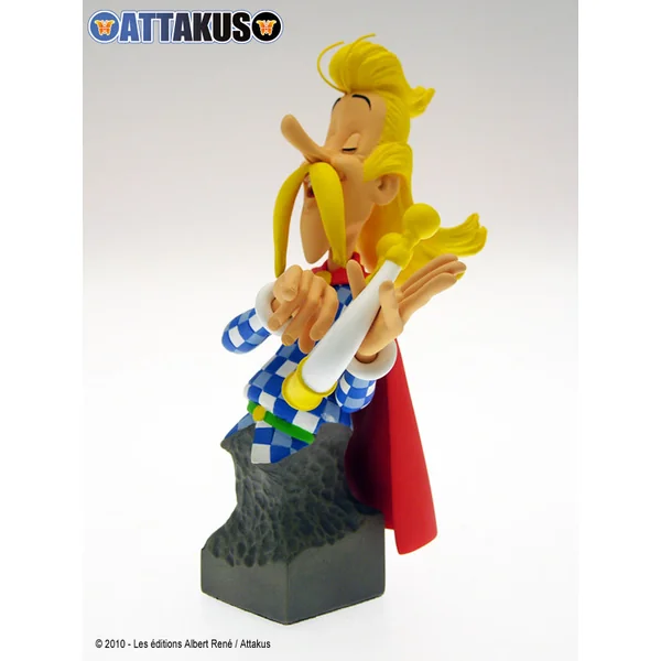 (article avec défaut) Buste de collection Assurancetourix, Astérix collection "Petitbonvm" Attakus 2010 (as004)