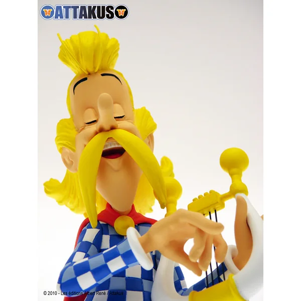 (article avec défaut) Buste de collection Assurancetourix, Astérix collection "Petitbonvm" Attakus 2010 (as004)