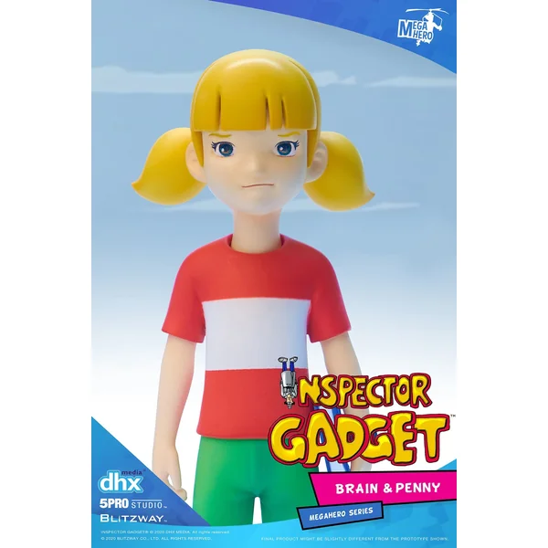 (article avec défaut) INSPECTEUR GADGET: SOPHIE ET FINOT "MEGAHERO"