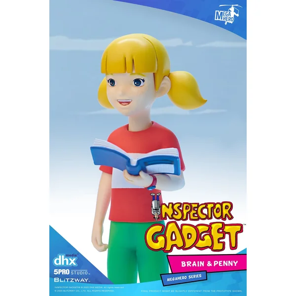 (article avec défaut) INSPECTEUR GADGET: SOPHIE ET FINOT "MEGAHERO"