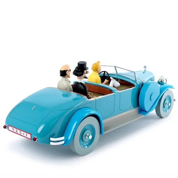 (article avec défaut) Véhicule de collection 1:12 Tintin La Torpedo du Dr Finney "Les Cigares du Pharaon" Tintinimaginatio 2024 (44506)