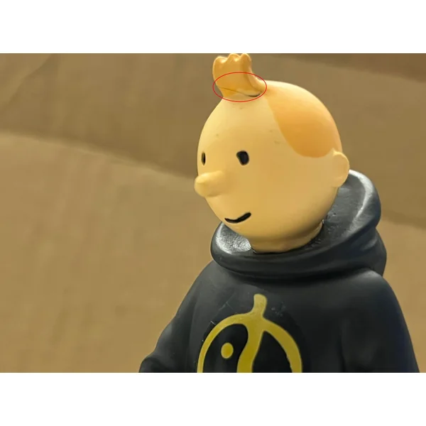 (article avec défauts) Figurine Tintin en toge "Les cigares du pharaon" version colorisée Tintinimaginatio (42290)