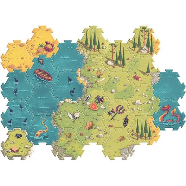 ARTY TOYS - PUZZLE GEANT - BATAILLE - 30 PIECES