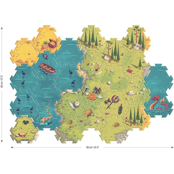 ARTY TOYS - PUZZLE GEANT - BATAILLE - 30 PIECES