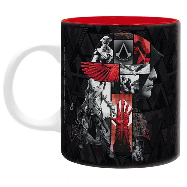 ASSASSIN'S CREED - MUG - 320 ML - CREST NOIR & ROUGE - SUBLI X2
