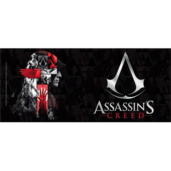 ASSASSIN'S CREED - MUG - 320 ML - CREST NOIR & ROUGE - SUBLI X2