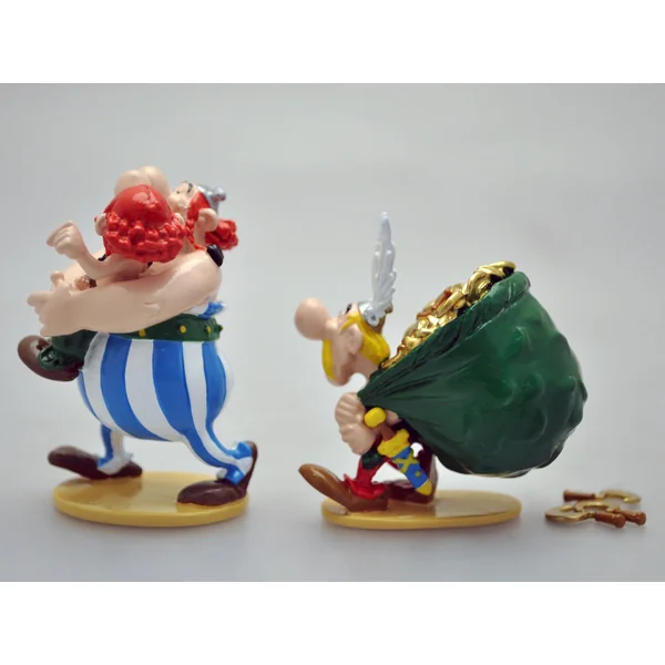 ASTERIX: OBELIX ET SON COUSIN AMERIX, PIXI CLASSIQUE - figurines en métal